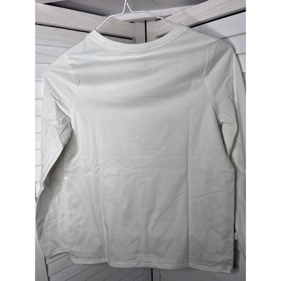 Cat & Jack Kids Long Sleeve Unicorn Graphic Tee Cream Size L (10-12) NWT - Picture 4 of 6